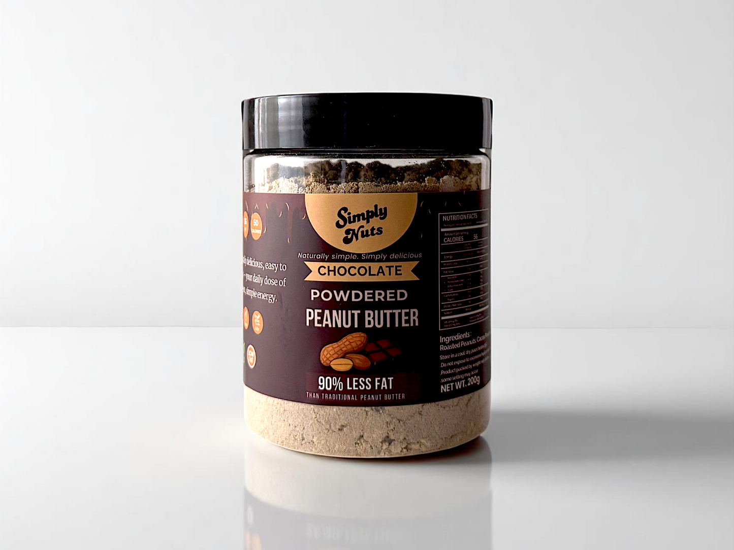 Chocolate Powdered Peanut Butter – 200g