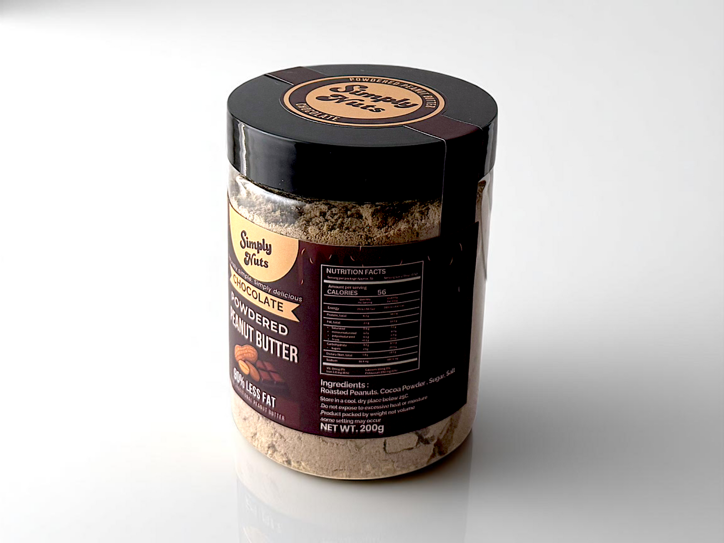Chocolate Powdered Peanut Butter – 200g