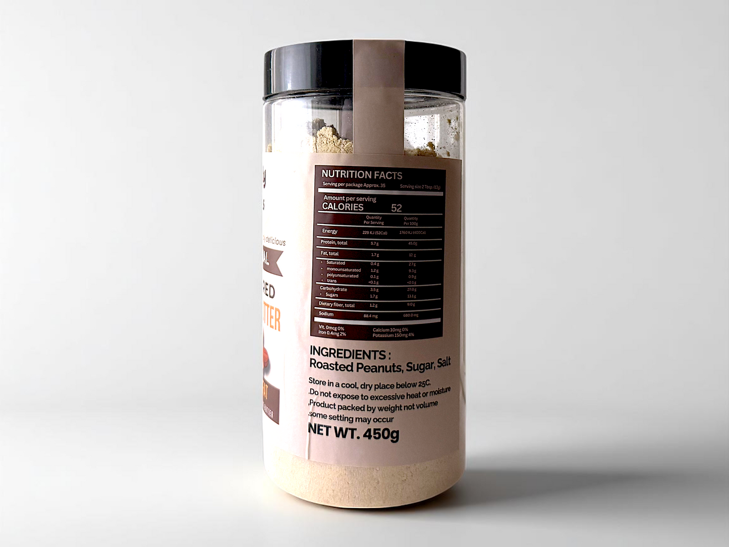 Powdered Peanut Butter – 450g