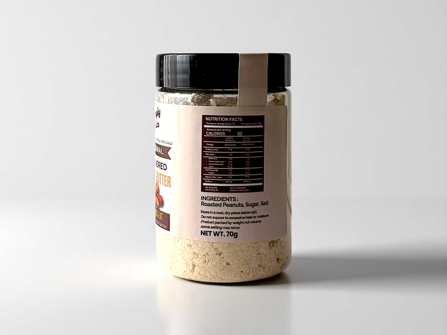 Powdered Peanut Butter – 70g